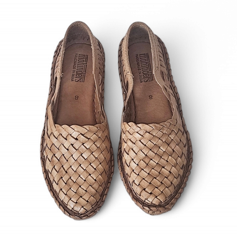 NWOB Mohinders Woven Flat in Honey - Picture 7 of 15